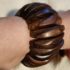 Chunky Wooden Bracelet